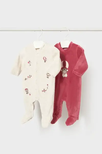 Mayoral Newborn  dětské dupačky 2-pack