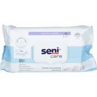 SENI CARE vlhčené ubrousky, 80 ks