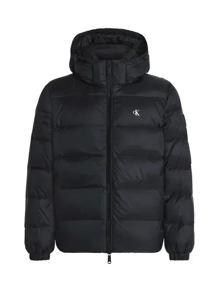 Calvin Klein Jeans Zimná bunda  čierna / biela
