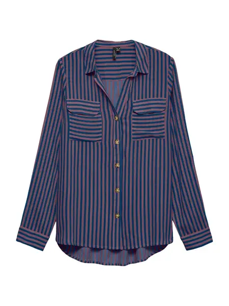 VERO MODA Blúzka 'VMBUMPY'  tmavomodrá / svetlofialová