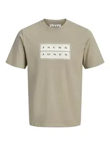 Jack & Jones Junior Tričko 'JCOFUSION'  kaki / pastelovo zelená