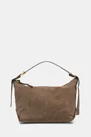 Semišová kabelka Hoss Intropia zelená barva, 2052035