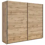 MID.YOU SKŘÍŇ S POSOUVACÍMI DVEŘMI, dub wotan, 220/195,5/60 cm
