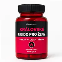 Království zdraví Královské Libido pro ženy, Maca 600 mg + Ženšen 100 mg, 60 kapslí