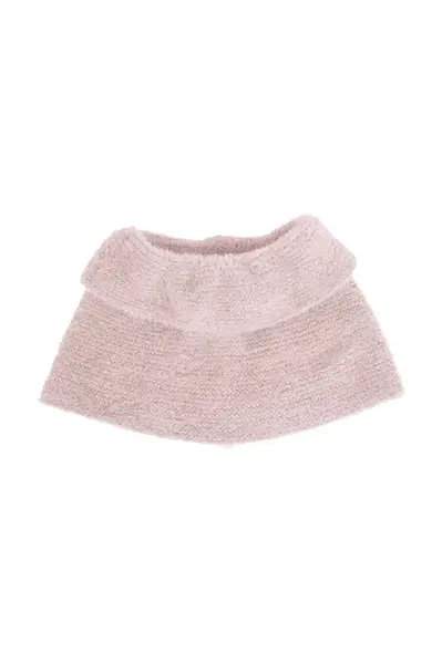 Dětský nákrčník s příměsí kašmíru Jamiks CODY růžová barva, JZH414