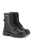 Dětské kožené boty Karl Lagerfeld černá barva, Z30983