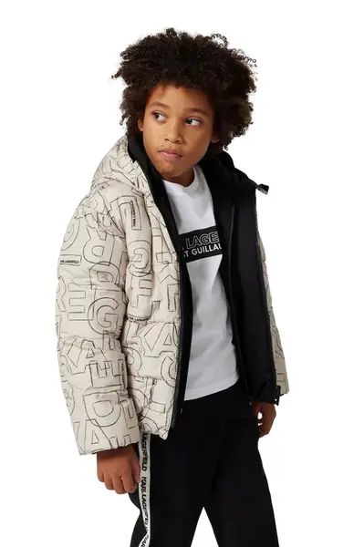 Dětská oboustranná bunda Karl Lagerfeld