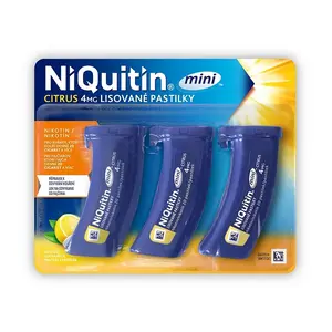 NIQUITIN Mini citrus 4mg 60 pastilek