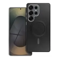 Zadní kryt GENTLEMAN MAG COVER Case compatible with MagSafe pro Samsung Galaxy S25 FE, černá