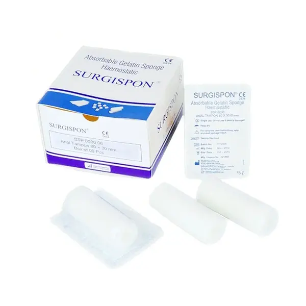 SURGISPON Tampon 80 x 30 mm 6 kusů