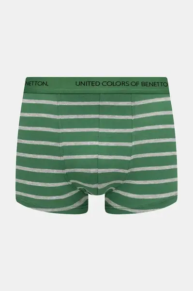 Boxerky United Colors of Benetton zelená barva, 3VPS2X01H