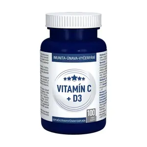 Clinical Vitamín C + D3 100 kapslí