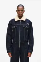 Bavlněná džínová bunda Karl Lagerfeld IKON