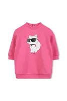 Dětské šaty s bavlnou Karl Lagerfeld