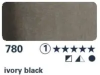 Akvarelová barva Horadam 15ml – 780 ivory black