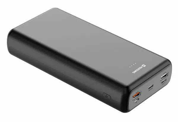 Swissten Power Line 30000 mAh 20W PD černá