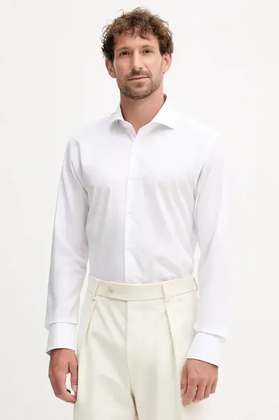 Bavlněná košile BOSS H-HANK-spr-B1-C1-253