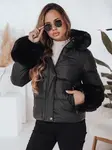 Dámská zimní bunda YOUWARM s černým futerkem