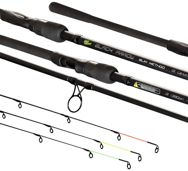 Sensas prut black arrow slim method 3,9 m 90 g 2-díl