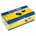 Kovový klip černý 32mm, balení 12ks