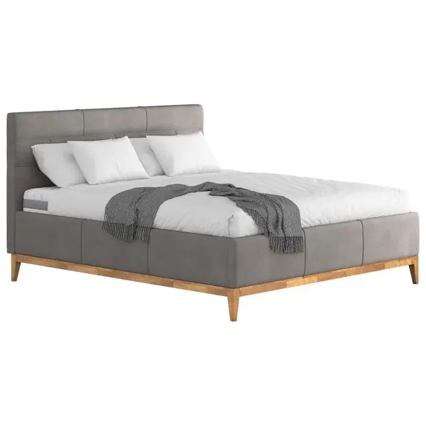 MID.YOU ČALOUNĚNÁ POSTEL, 180/200 cm, šedá