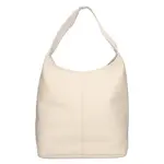 Dámska kožená kabelka cez rameno Italia Margo - krémová