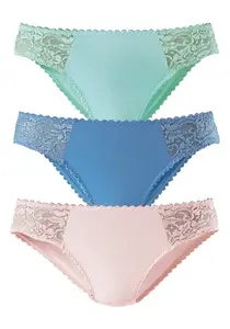 PETITE FLEUR Nohavičky  nebesky modrá / mätová / ružová