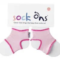 SOCK ONS Držák ponožek Classic, Baby růžová (6-12m)
