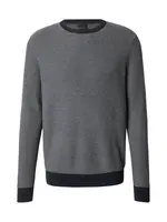 bugatti Sveter  námornícka modrá / biela