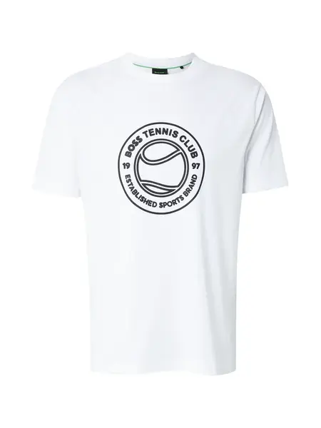 BOSS Tričko  čierna / biela