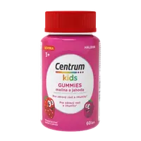 CENTRUM Kids Gummies multivitamín pro děti malina a jahoda želé 60 ks