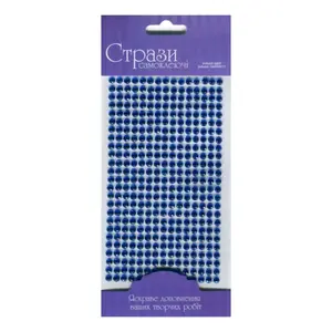 Samolepicí třpytivé kamínky 5mm 375ks – Blue