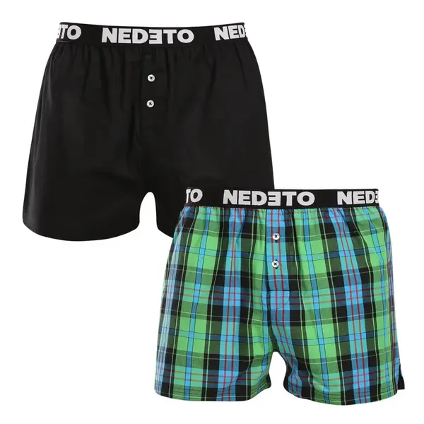 2PACK pánske trenky viacfarebné (2NTC004) XXL