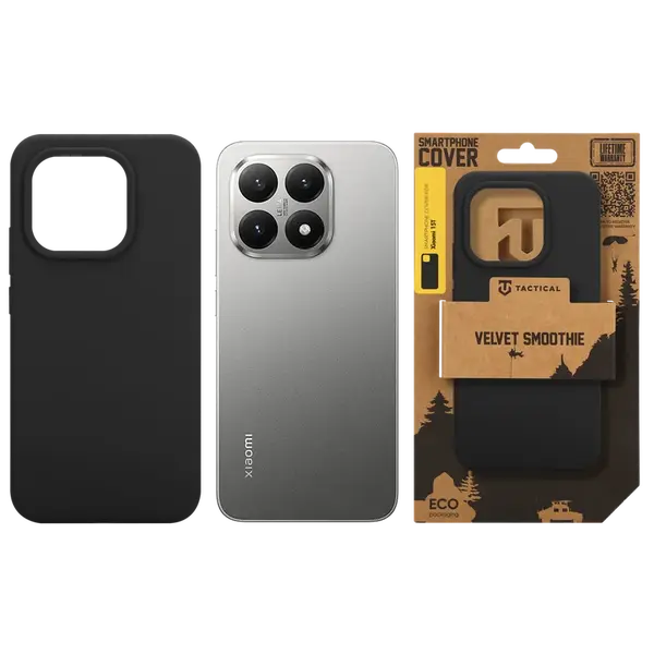 Zadní kryt Tactical Velvet Smoothie pro Xiaomi 15T, asphalt