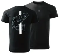 Giants fishing tričko pánské pstruh černé - xxxl