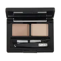 PUPA Milano Paletka na úpravu obočia (Eyebrow Design Set) 1,1 g 003 Dark Brown