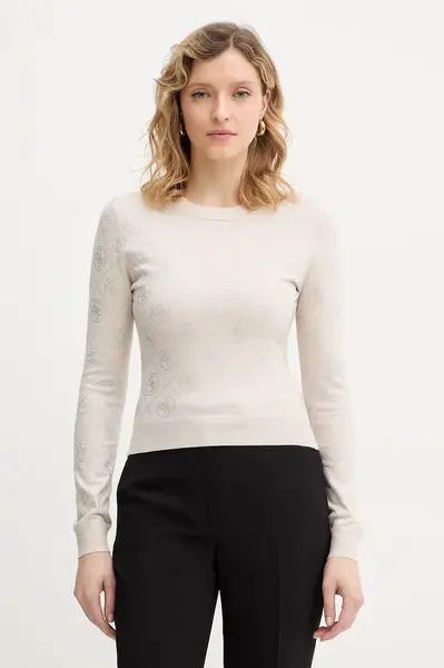 Svetr z vlněné směsi Guess 4G