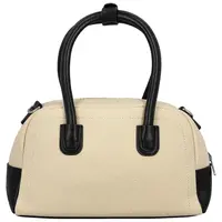 Dámska kabelka do ruky krémová/čierna - Firenze Leesha