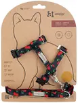 Amiplay Kšíry pro kočku s vodítkem BeHappyCat Cherry - M | P58954