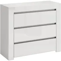 Komoda Deko D3 Bílý Lesk