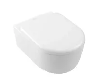 Villeroy & Boch Skyla - Závesné WC s doskou SoftClosing, TwistFlush, DirectFlush, CeramicPlus, Stone White 5656CLRW