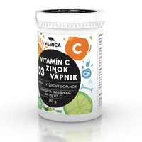 Vitamín C + D3 + Zinok + Vápnik 250 dávok
