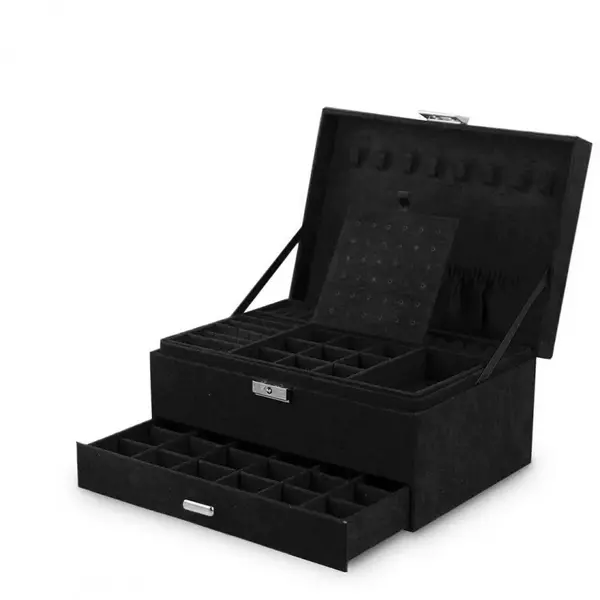 Livefy šperkovnica Luma, čierna
