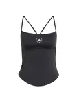 ADIDAS BY STELLA MCCARTNEY Športový top 'Studio'  čierna / biela