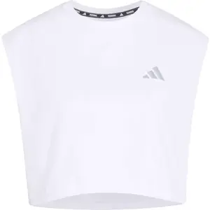 adidas adi365 RUNNING ESSENTIALS CROP Dámske športové tričko, biela, veľkosť