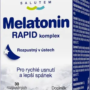 SALUTEM PHARMA Melatonin Rapid komplex ODT pod jazyk 30 tablet