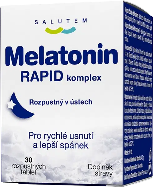 SALUTEM PHARMA Melatonin Rapid komplex ODT pod jazyk 30 tablet