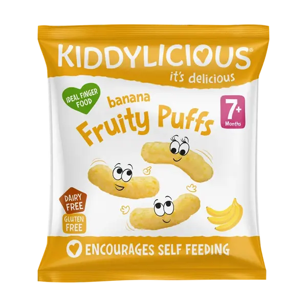 KIDDYLICIOUS Ovocné křupky banánové 10 g