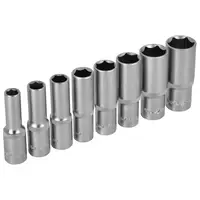 Sada nástrčných klíčů prodloužených, 1/2”, STALCO, set 8 ks