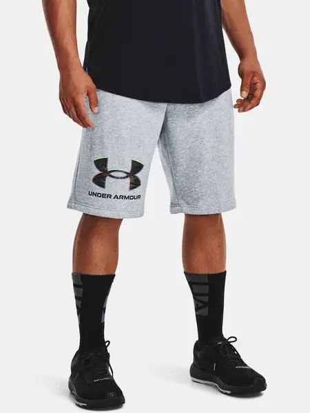 Under Armour Shorts UA Rival Flc Graphic Short-GRY - Mens